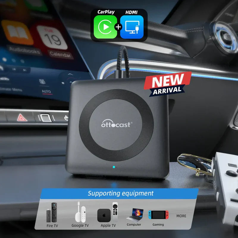 Car TV Mate Adaptador HDMI Multimedia y CarPlay Inalámbrico