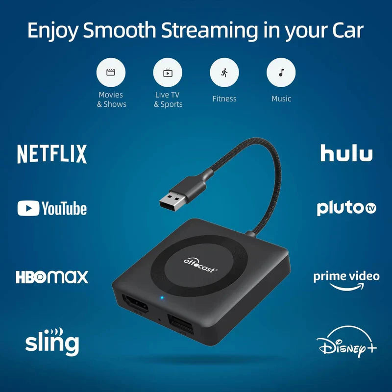 Car TV Mate Adaptador HDMI Multimedia y CarPlay Inalámbrico