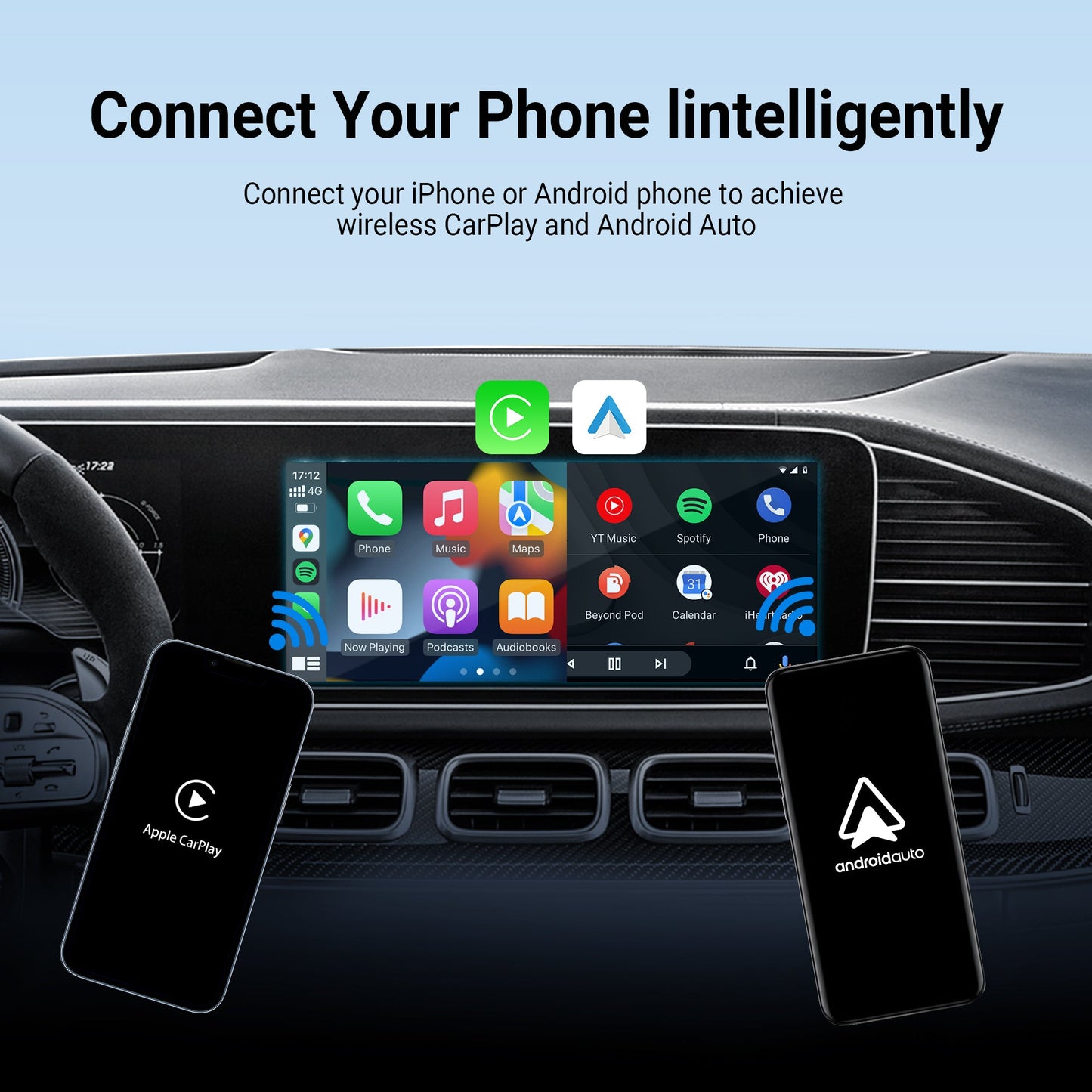 🔥Special Offer 45% OFF🔥CarPlay Android Multimedia AI Box-with Built-in YouTube, Netflix,Support Apps Download