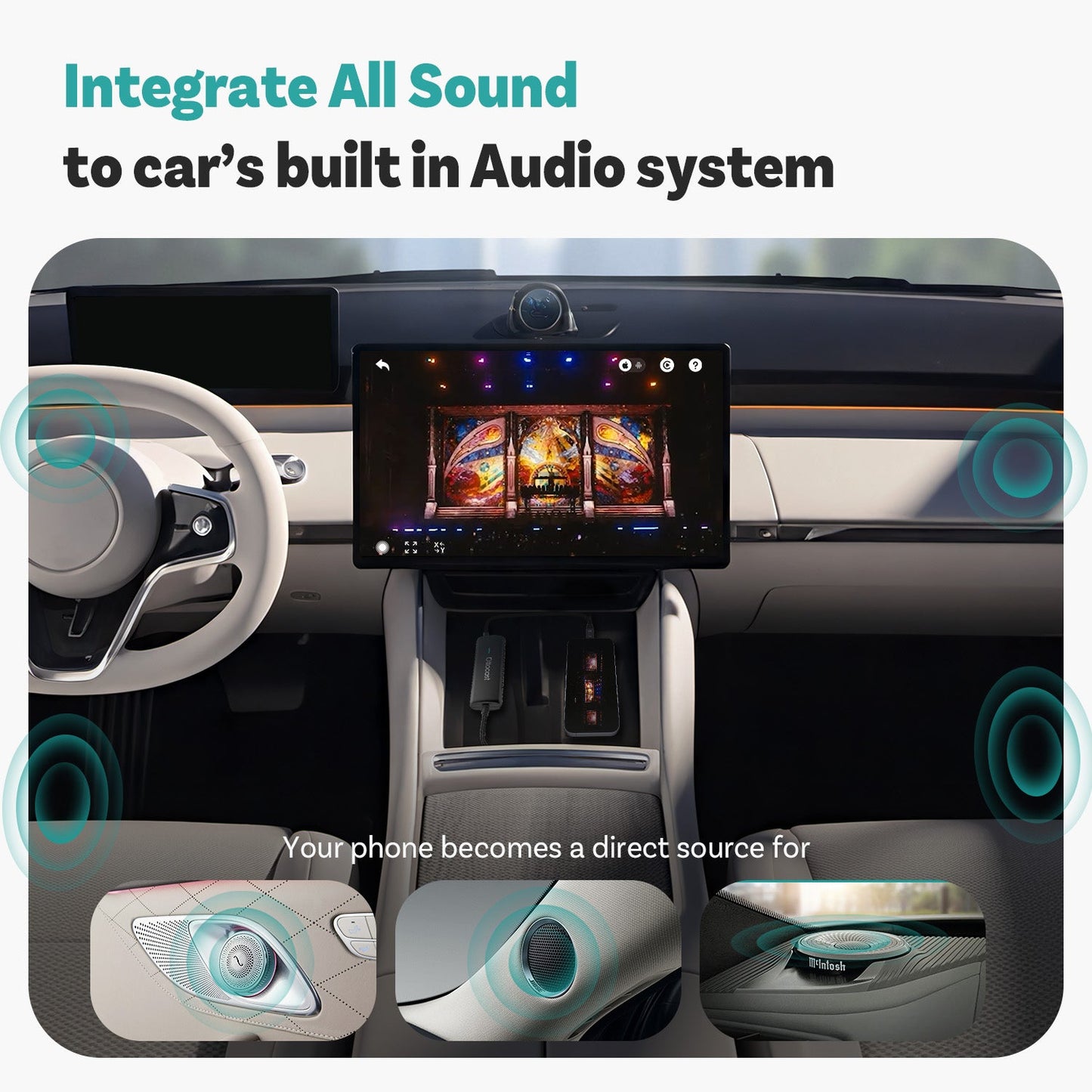 Mirror Touch |Screen Mirroring+Bi-Directional Control+Wireless CarPlay