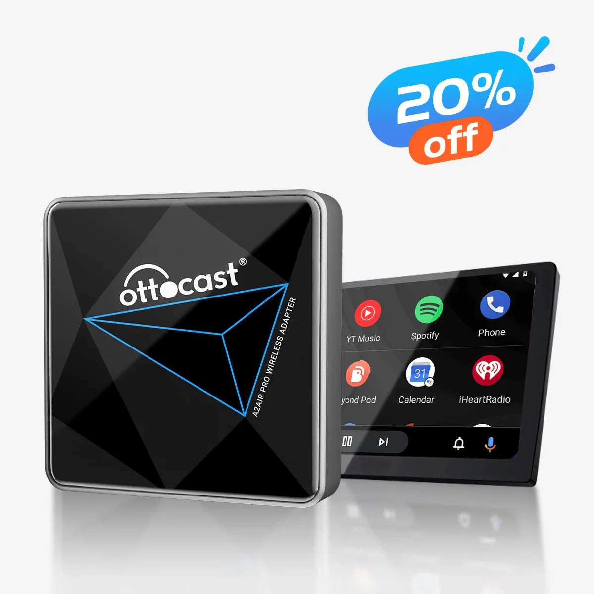 Ottocast - A2Air Pro Adaptador Inalámbrico Android Auto