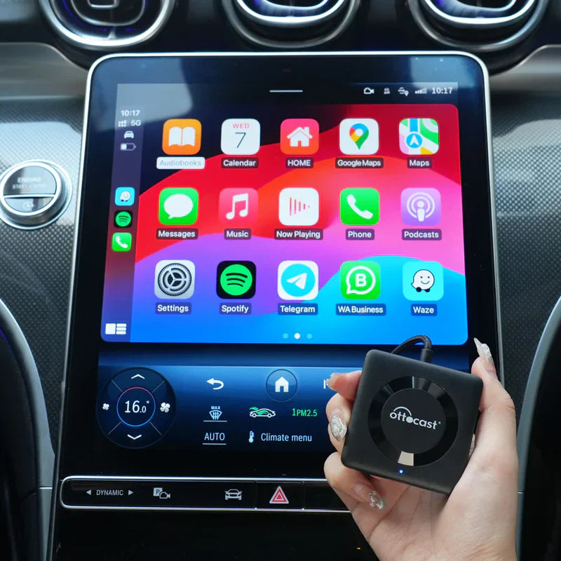 Car TV Mate Pro | Streaming HDMI + Fire TV Stick + Screen Mirroring + CarPlay y Android Auto Inalámbricos