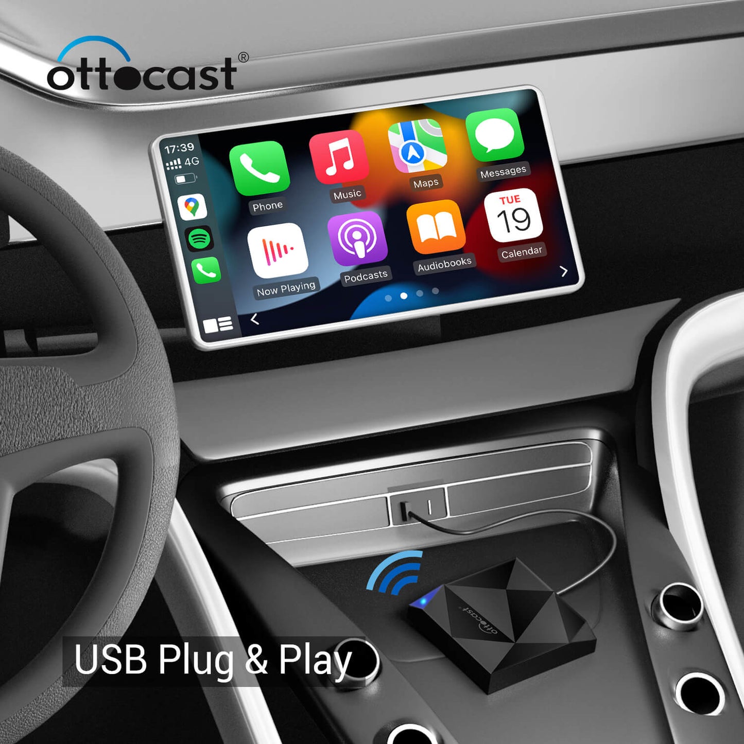 U2-AIR Adaptador Inalámbrico CarPlay