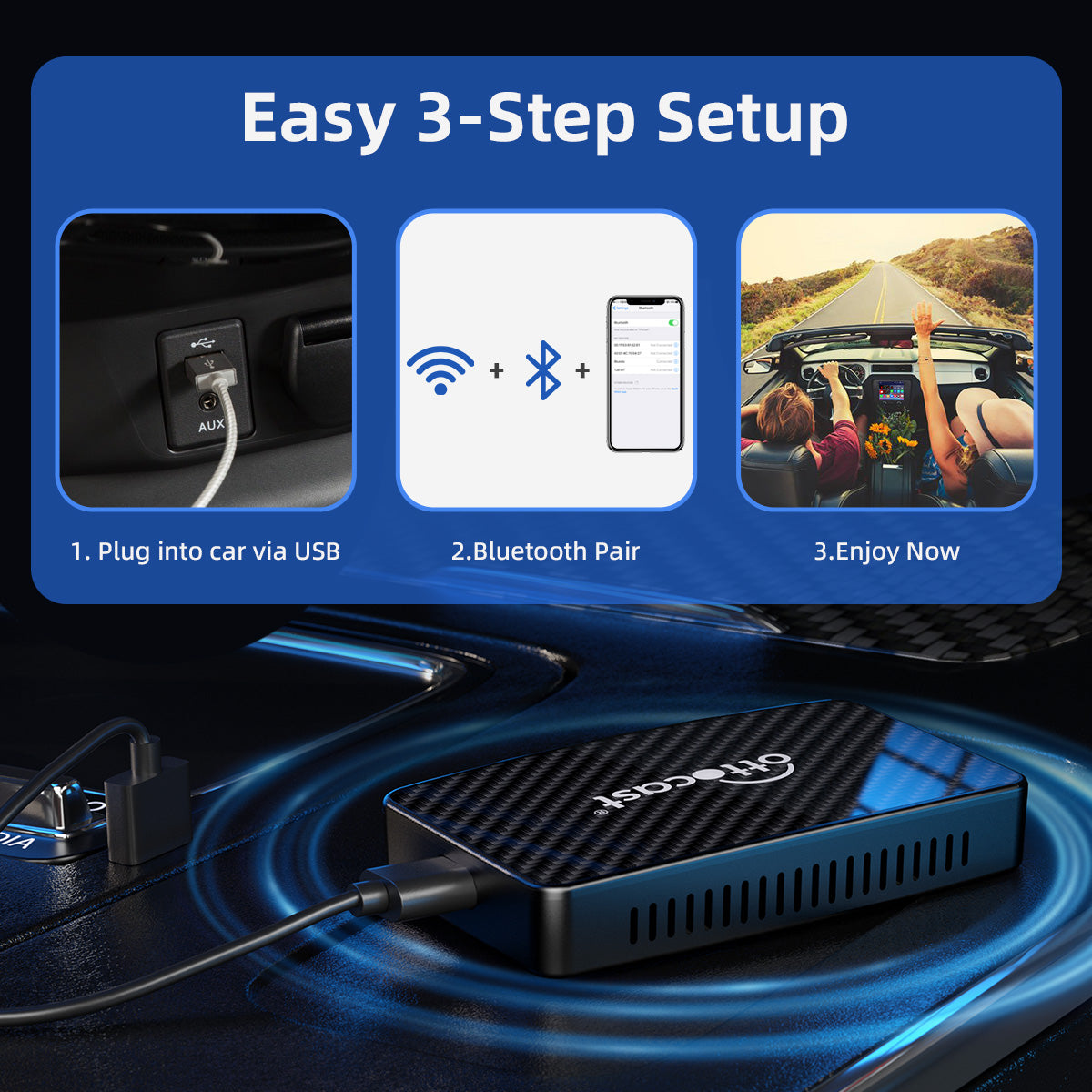Play2Video Pro | Netflix, YouTube, Prime Video y CarPlay/Android Auto inalámbrico