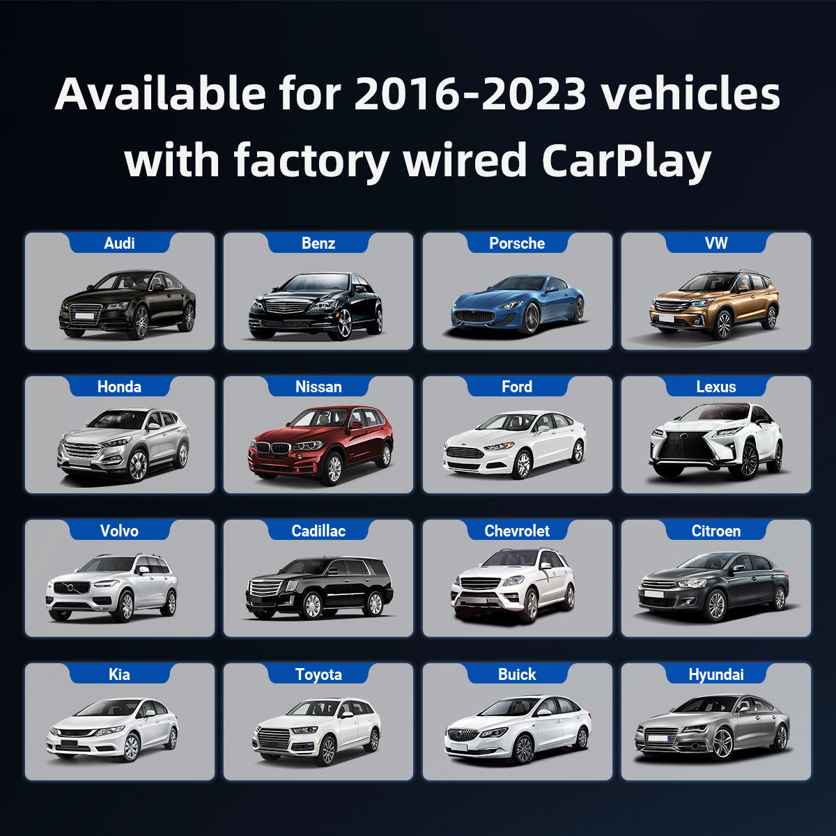 Play2Video Pro | Netflix, YouTube, Prime Video y CarPlay/Android Auto inalámbrico
