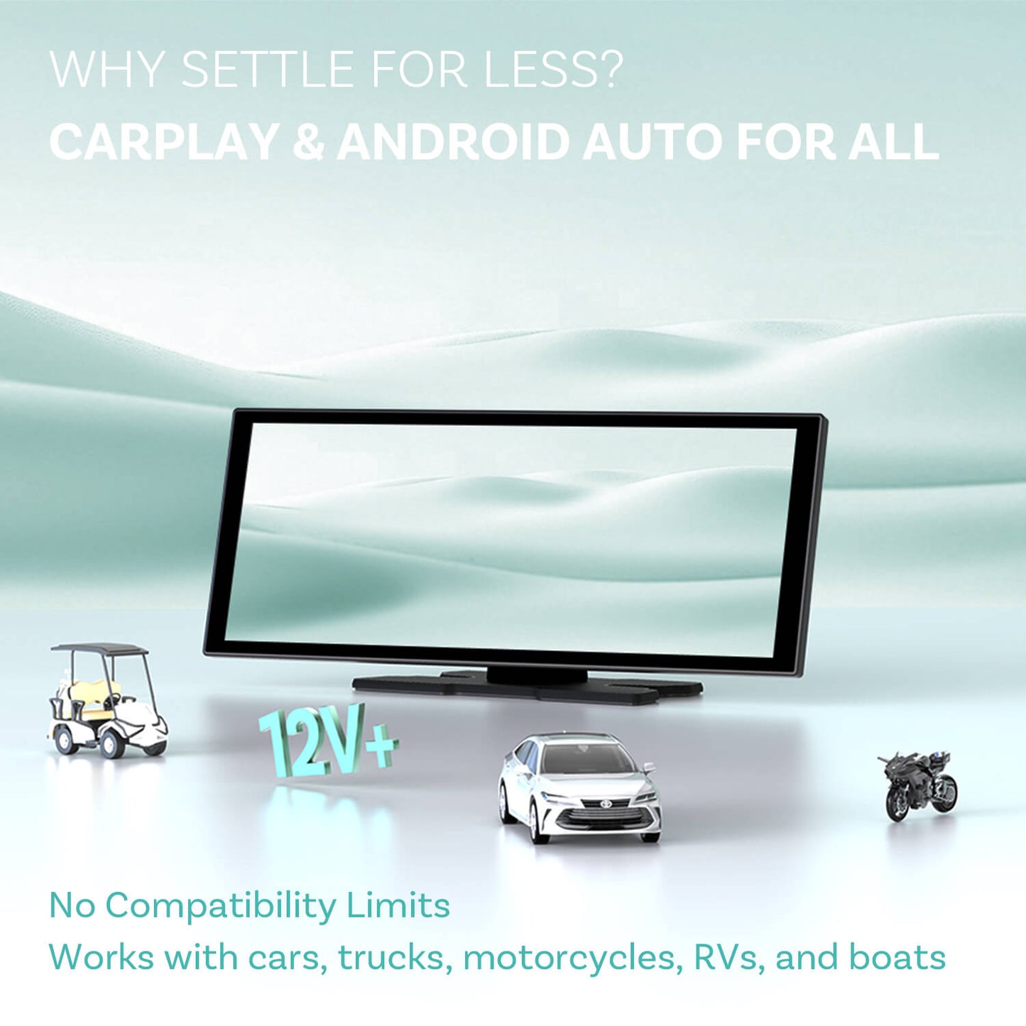 Ottocast ScreenFlow Pantalla portátil para auto | Netflix, YouTube, Prime Video y CarPlay/Android Auto inalámbrico