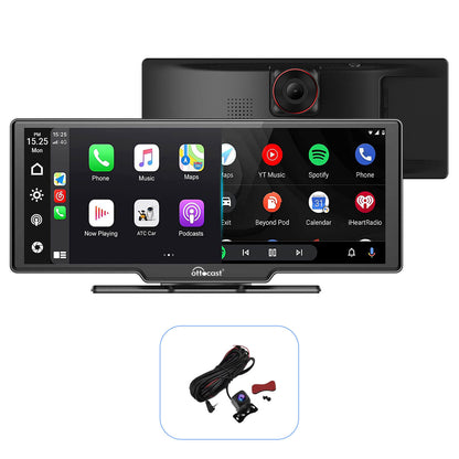 Pantalla portátil de 10" para auto con Apple CarPlay y Android Auto